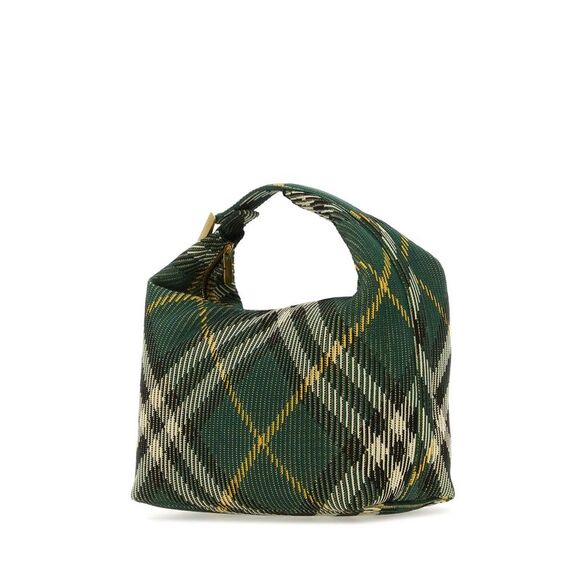 Burberry Women Embroidered Nylon Medium Peg Handbag - Picture 2 of 2